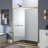Double Sliding Shower Door 56-60" Width x 72"Height with 1/4"(6mm) Clear Tempered Glass-122721542