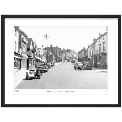 Halstead, High Street 1952 by Francis Frith - Single Picture Frame Print