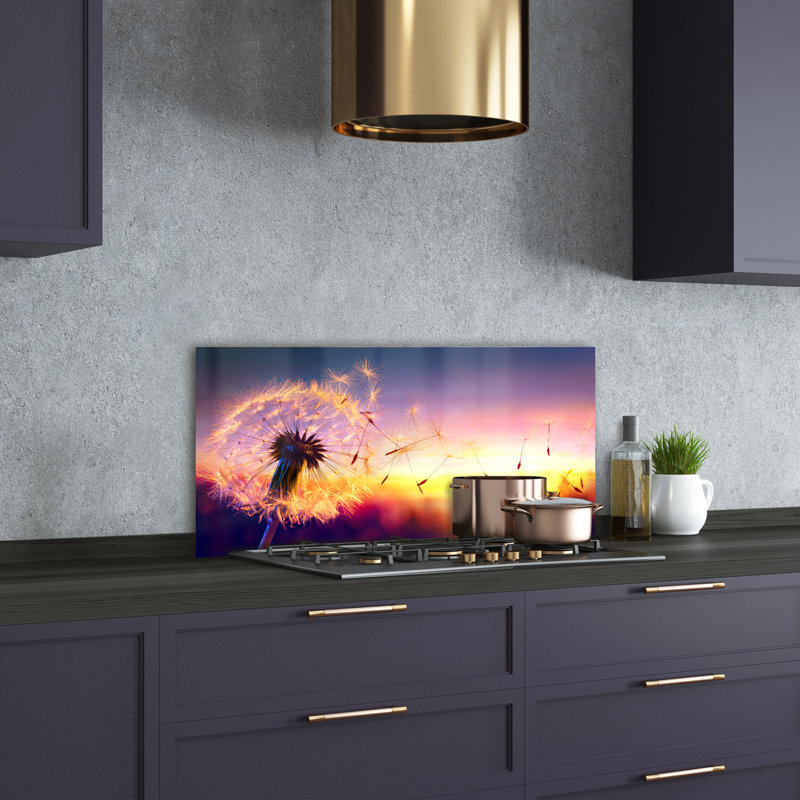 50cm W x 100cm L Glass Peel and Stick Panel