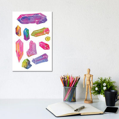 Crystal Gem by Penelopeloveprints - Wrapped Canvas Print