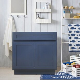 36 Contemporary Bathroom Vanity With Top Sink, 2 Soft Close Doors, And 6  Drawers, Gray - Modernluxe : Target