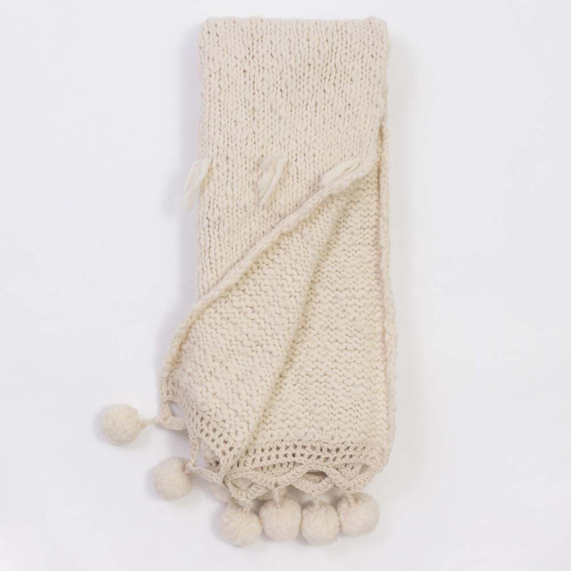 Anya Knitted Throw Blanket