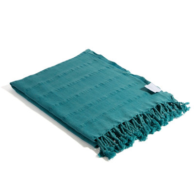 Serviette de bain turque en coton biologique luxueux Stonewashed Stonewashed