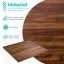 Plateau de table universel 20 x 20 po Kaboon, paquet de 2 carrés, noyer foncé-1523132736-1523132732