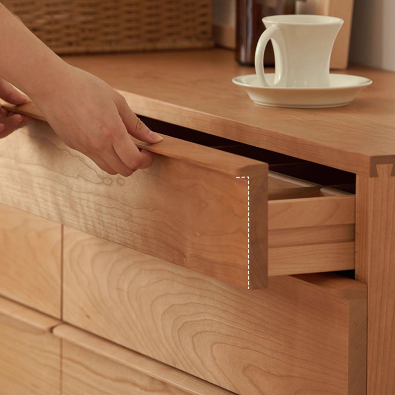 Modern simple multi-functional drawer sideboard