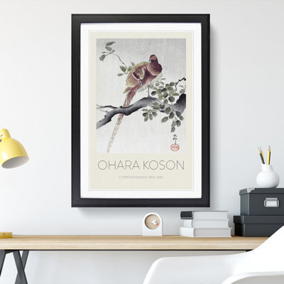 Copper Pheasant by Ohara Koson - Picture Frame Art Prints