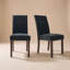 Chaises de salle à manger rembourrées en lin Bontrager-742460130