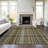 Altair Washable Plaid Indoor / Outdoor Rug-1525019491