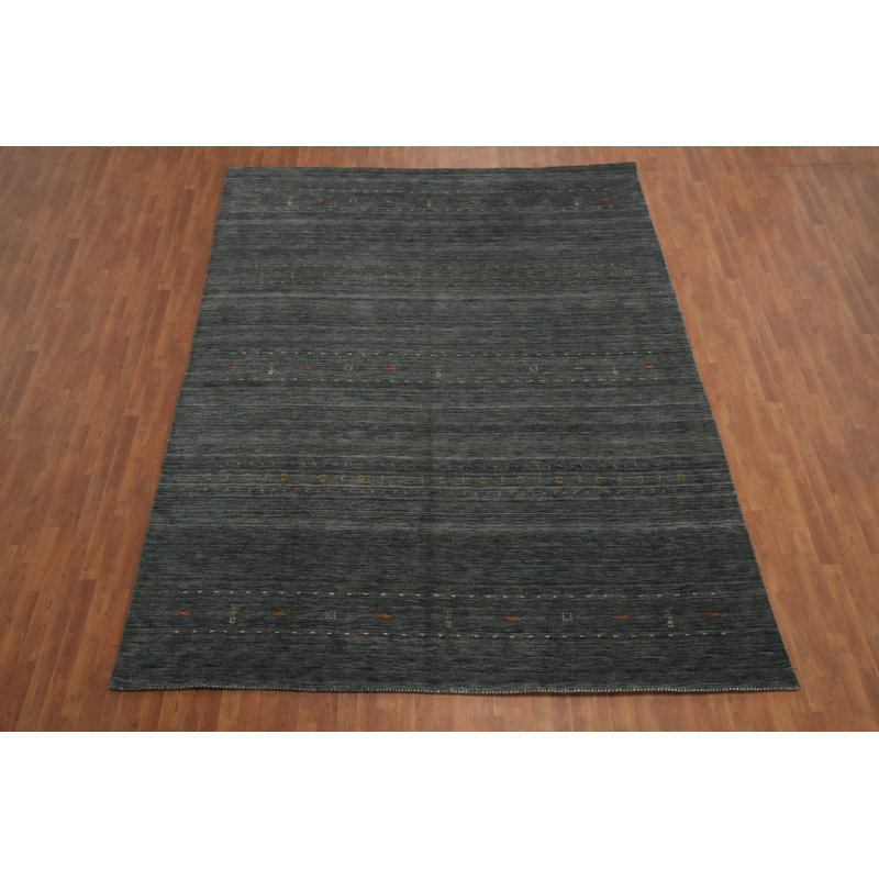 Gabbeh Style Handmade Large Area Rug 10x12