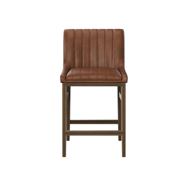 Halden Counter Stool - Bravo Cognac