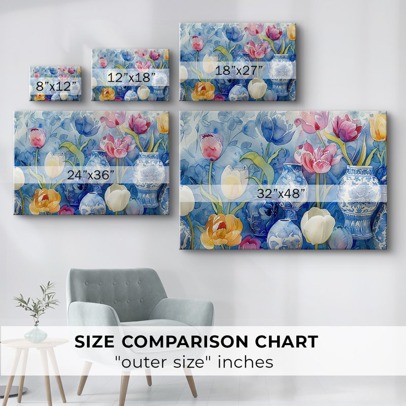Floral Series-LXIX -Galerie enveloppée Cavas, 40 x 60