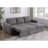Kenna Grey Sleeper Sofa Sectional With Storage