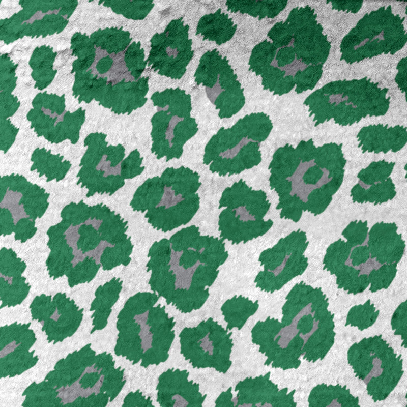 Lucida Bath Towel, Microfiber, White/Silver/Green