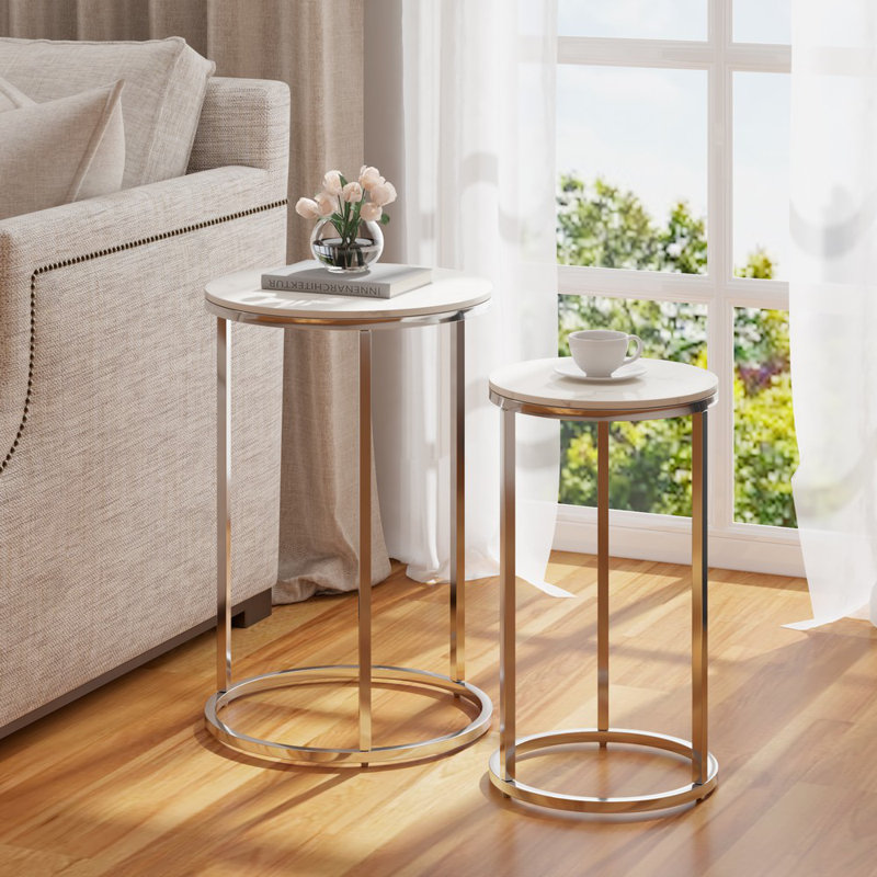 Faolan Frame Coffee Table, White
