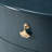 Elegant 3-Drawer Nightstand With Gold Leaf Handles-1019222774