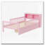House Bed With 2 Storage Drawers and Guardrails-2103185109