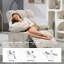 89 CM Oversized Tuffed Heated Massage Swivel Rocker Recliner with Cup Holders-328411316