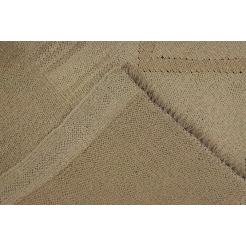 Tapis kilim en laine tissé à la main Earthy Tones 5 x 6