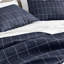 Ensemble de housse de couette moderne et contemporaine en microfibre 3 pièces Grid-71790753-71790752
