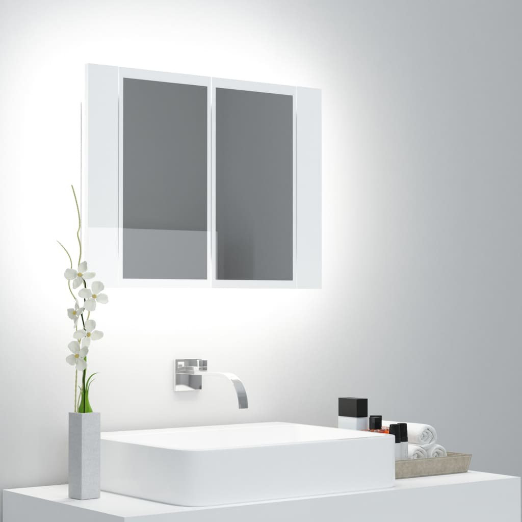 LED Bathroom Mirror Cabinet Acrylic