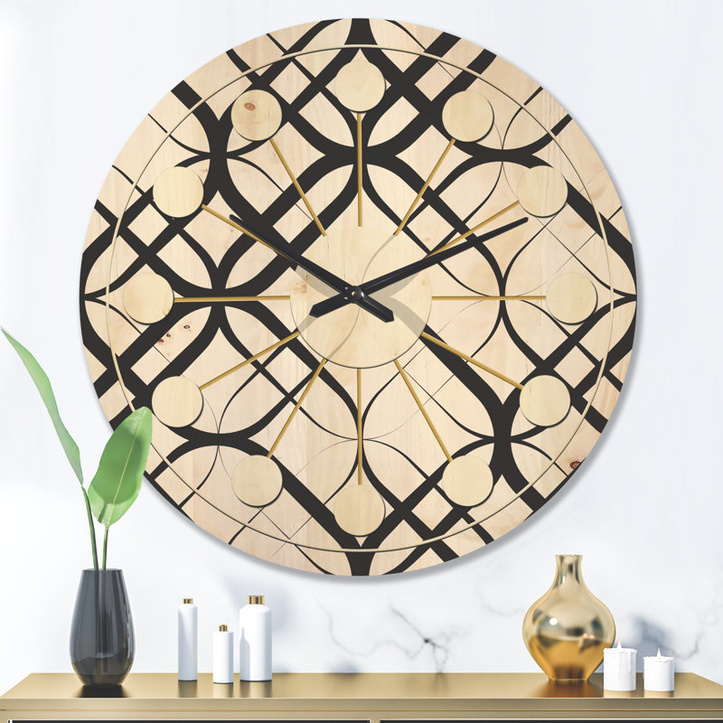 Solid Wood Wall Clock, Extra Large
