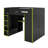 Full Size Wood Loft Bed With Desk,Wardrobe,Ample Storage Space,And RGB LED Light-460500249