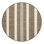 Machine Washable Horizontal Stripes Gray Area Rug