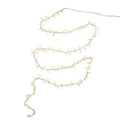 Kurt Adler 300-Light Cluster Garland with LED Lights