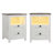 Led Nightstand With Outlet and USB Port-1403129378
