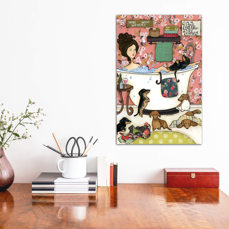 Wiener Wash by Jamie Morath - Wrapped Canvas Print, 30.48 cm H x 45.72 cm W