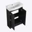 Meuble-lavabo autoportant de 23 po avec lavabo et portes à fermeture douce-1635886446