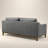 Weldon Mid-Century Leather 2-Piece Living Room Set-1158178583