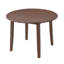 Table de salle à manger extensible ronde pour 2 à 4 personnes, table de salle à manger pliante en bois avec taille réglable, conception peu encombrante pour les petits appartements et les salles à manger