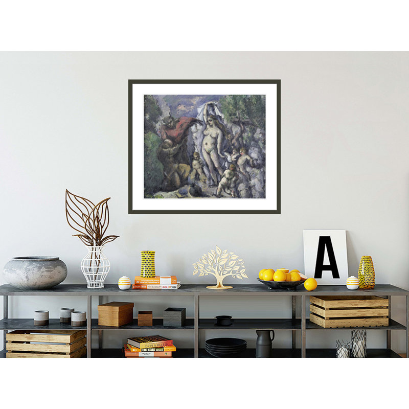 «The Temptation of St. Anthony» par Paul Cézanne, impression giclée encadrée, H 33,5 po x l 37,98 po