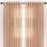 Paire de rideaux semi-transparents avec passe-tringle Moller