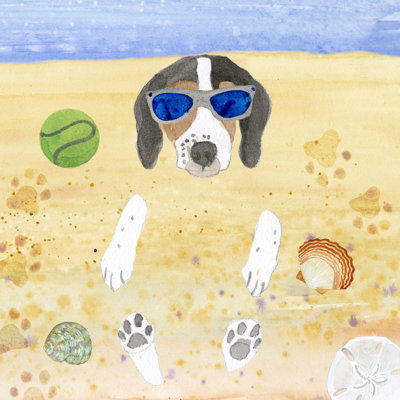 Ruffin' It IV 1 Piece Wrapped Canvas Painting