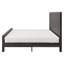 Lit plateforme King en bois noir avec tête et pied de lit courbés et cannelés-1671306544-1671306956
