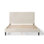 Lit plateforme tapissier Biral