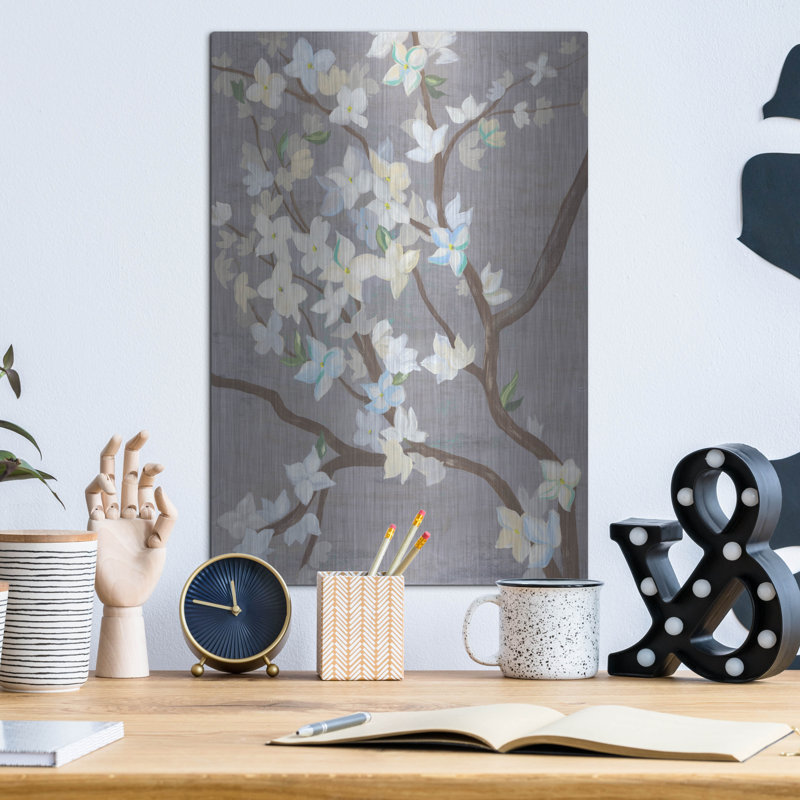 «Cherry Blossom Haze II» par Grace Popp, H 16 po x l 12 po
