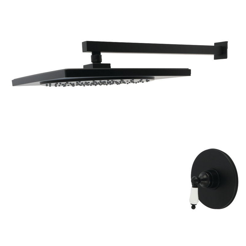 Kingston Brass Victorian Single-Handle Pressure Balanced Shower Faucet, Matte Black