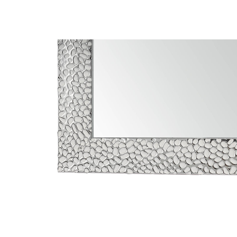 Ingolf Metal Flat Wall Mirror, 138cm H x 68cm W 