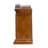 Roman Numeral Linden Solid Wood Atomic Tabletop Clock in Wood