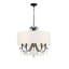 Lustre noir mat 5 lumières Havant