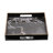 S/2 Effra Rectangular Trays,Black Marbled