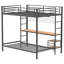 Lit superposé simple au dessus d'un lit simple Barham-152749592