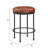 Jahmaine Upholstered Counter Stool with Metal Frame