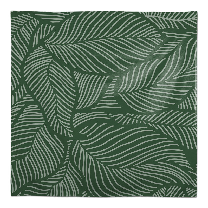 Nappe carrée en polyester, Vert