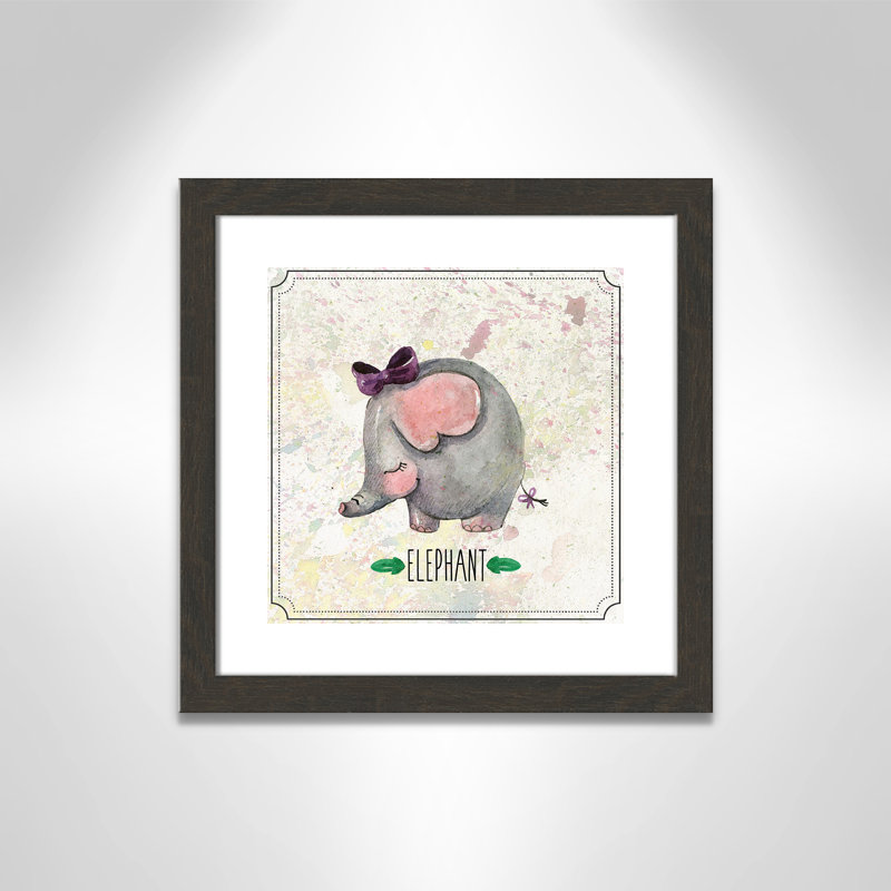 Adhésif décoratif 3 pi Jungle Day, Encadré plat à grain de bois noir, H 16 po x l 16 po x P 0,6 po