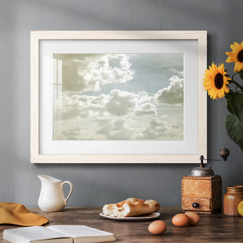 " Sky Scrapers IV ", 26" H x 38" W x 1.5" D, White