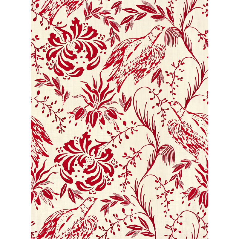 FOLK EMBROIDERY Indigo, Red